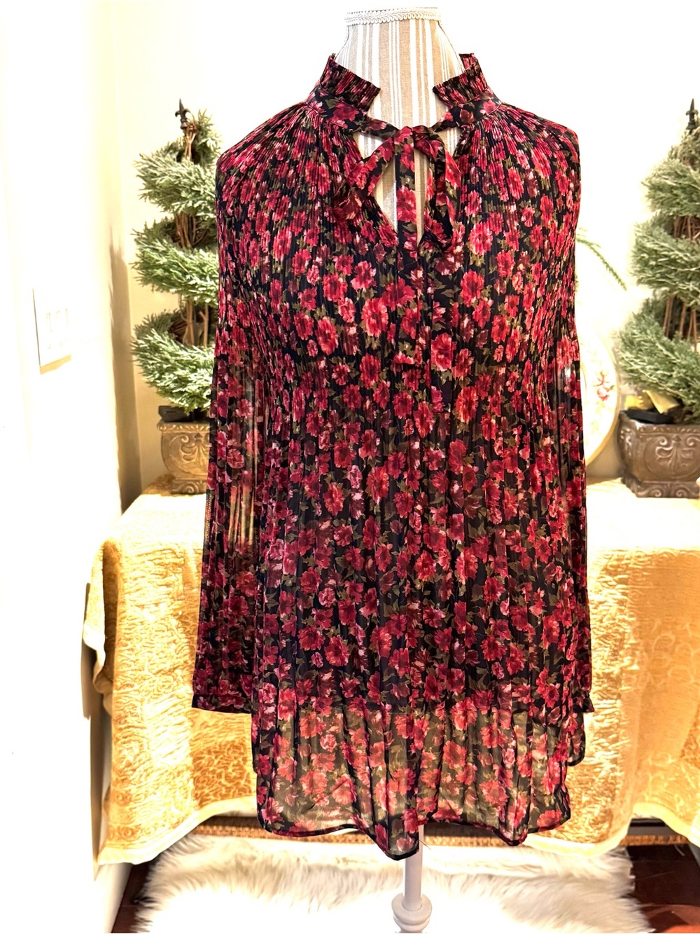 Lauren Ralph Lauren floral blouse. XL.